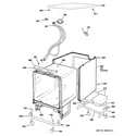 GE GSC3500N00BB cabinet & exterior parts diagram