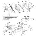 GE WHDVH660H0GG controls & dispenser diagram