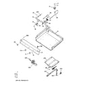 GE JGBS22BEH6WH gas & burner parts diagram
