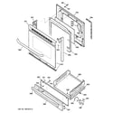 GE JGBS23SEL2SS door & drawer parts diagram