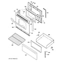 GE JBS56DM1WW door & drawer parts diagram