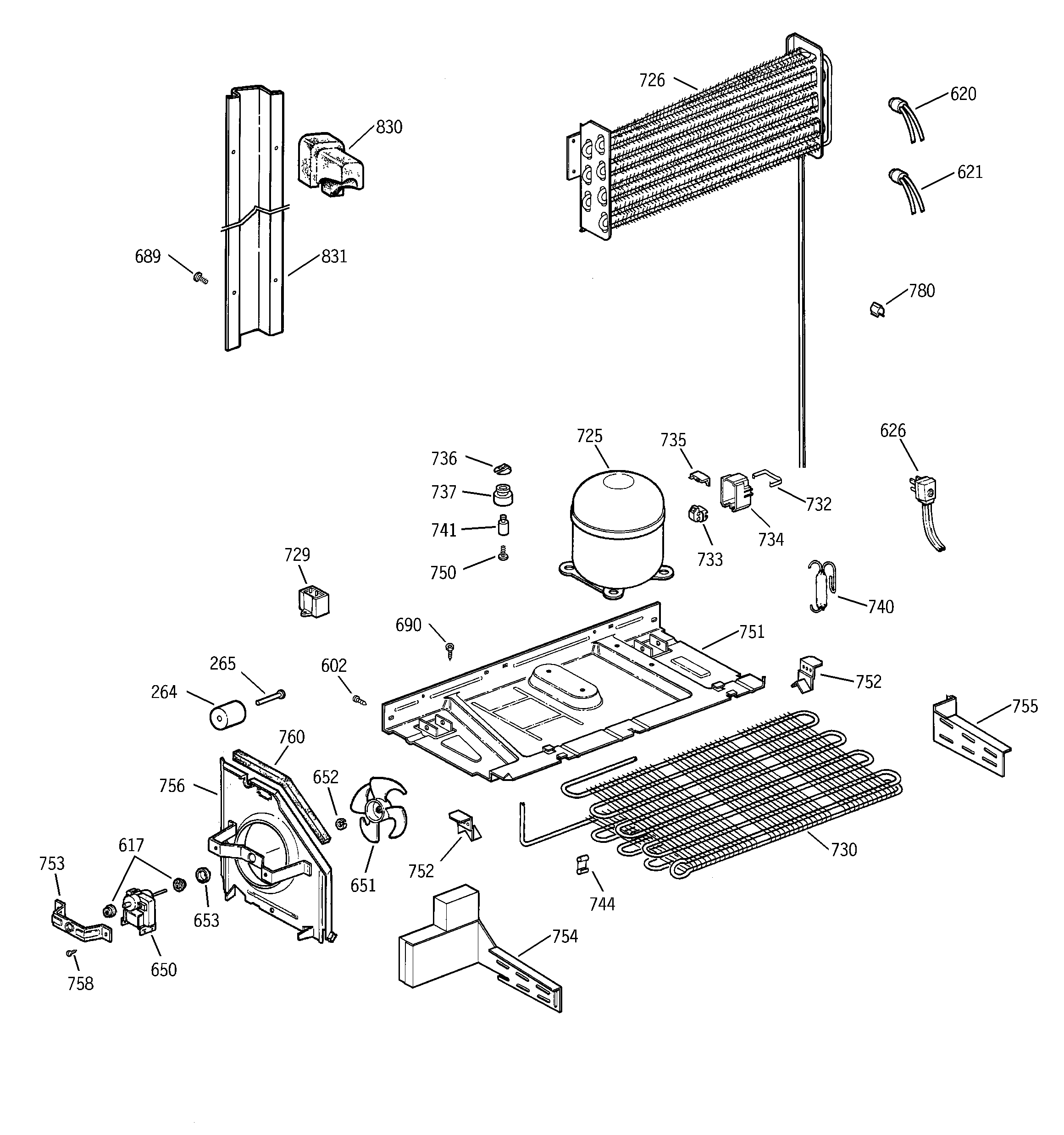 Hotpoint CTG21GADARWW unit parts diagram