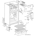 Hotpoint CTX14CABHLAA cabinet diagram