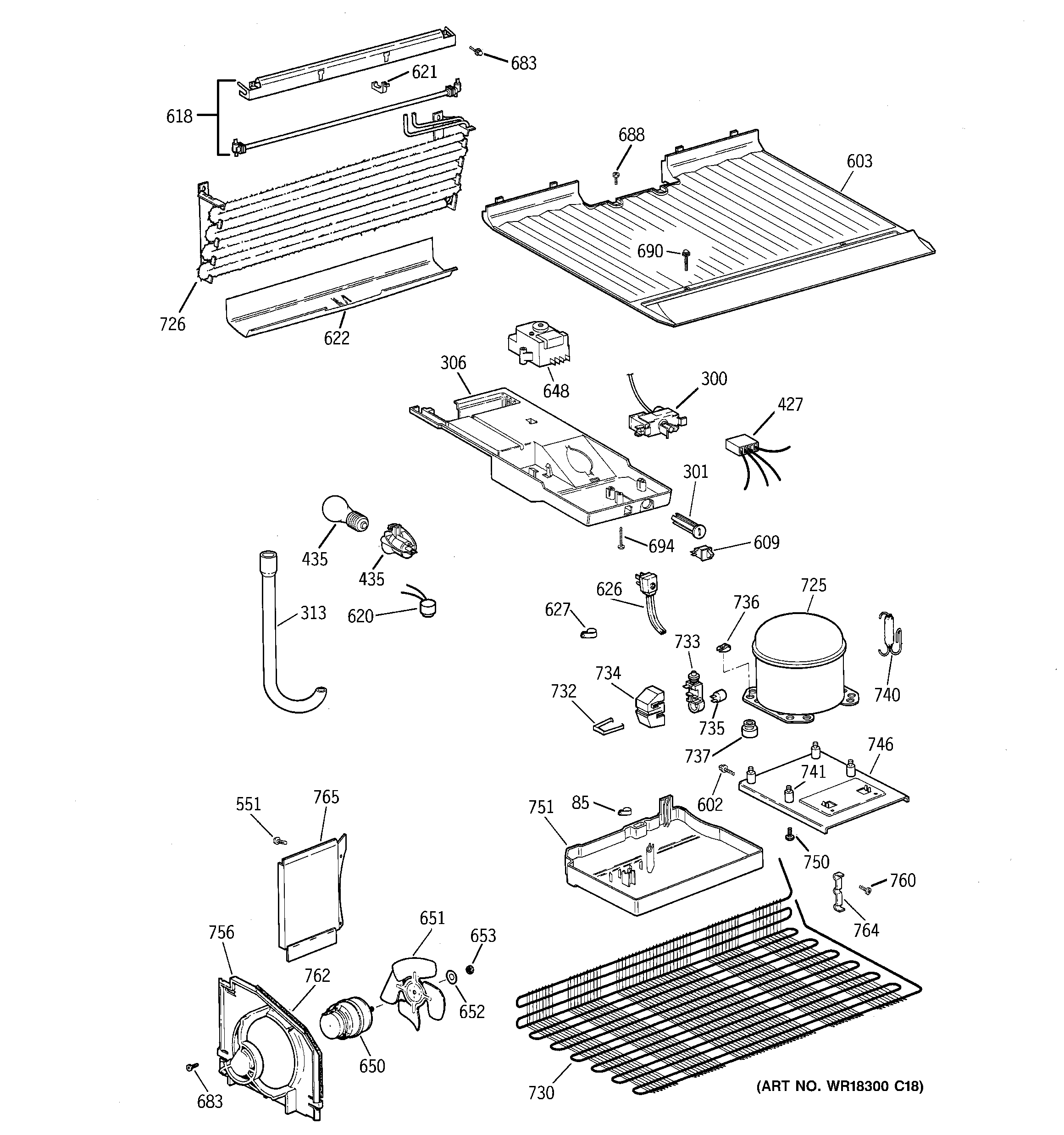 Hotpoint CTX14CABHRWW unit parts diagram
