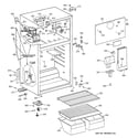 Hotpoint CTX14CIBHLAA cabinet diagram