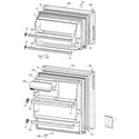 Hotpoint HTR16BBMBRAA doors diagram