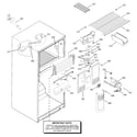 Hotpoint HTS18GBMARCC freezer section diagram