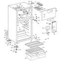 Hotpoint HTH15CBMFRWW cabinet diagram