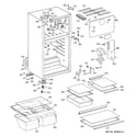 Hotpoint HTS16HBRFRWW cabinet diagram