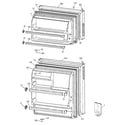 Hotpoint HTR15ABRFRWW doors diagram