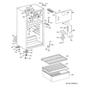 Hotpoint HTR15ABRFRWW cabinet diagram
