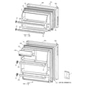 Hotpoint HTR16BBRERWW doors diagram