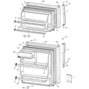 Hotpoint HTS17BCRFLWW doors diagram