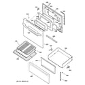 Hotpoint RB526H3WW door & drawer parts diagram