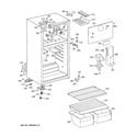 Hotpoint HTR15BBRERAA cabinet diagram