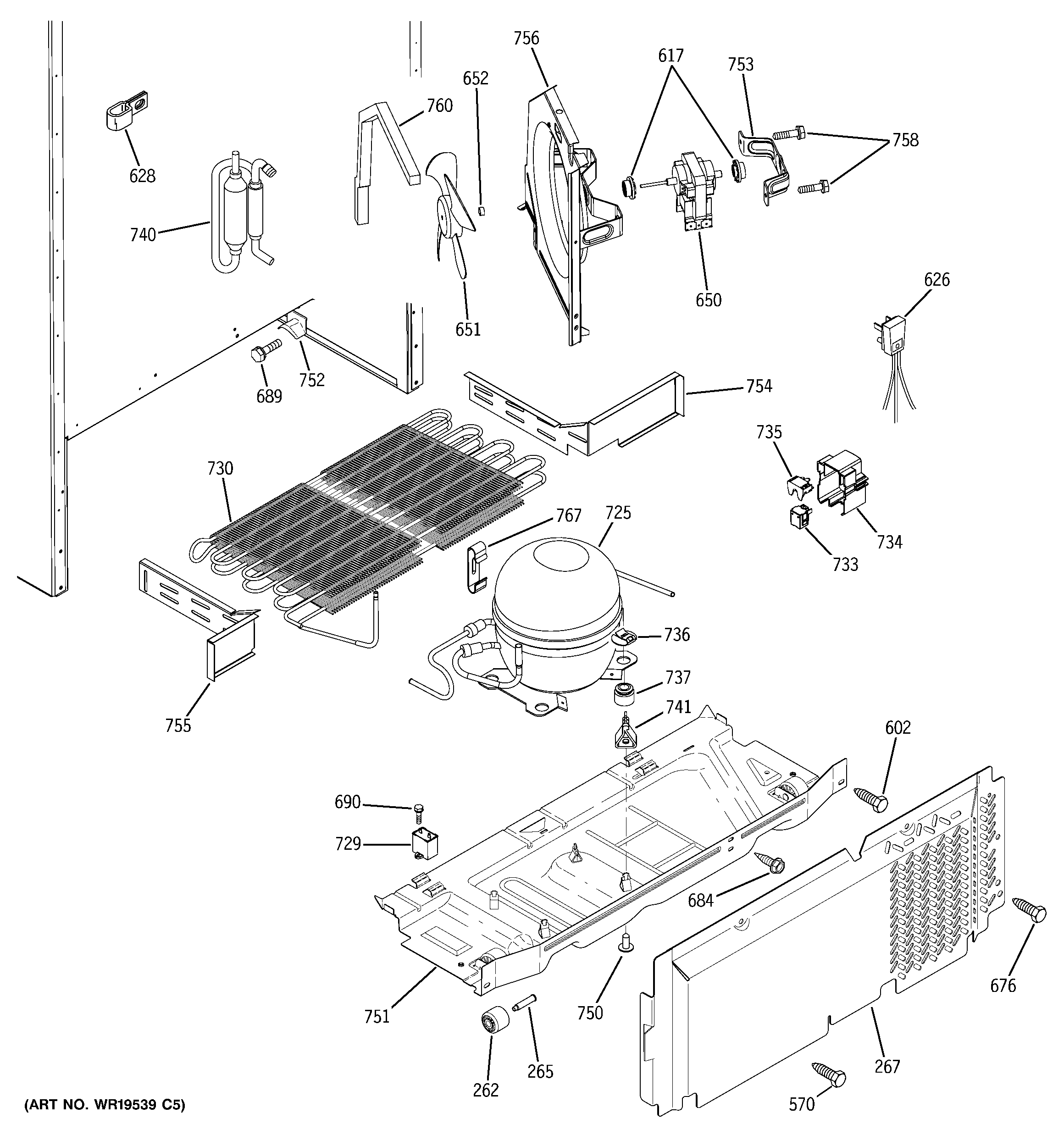 Hotpoint HTS18BBPERWW unit parts diagram
