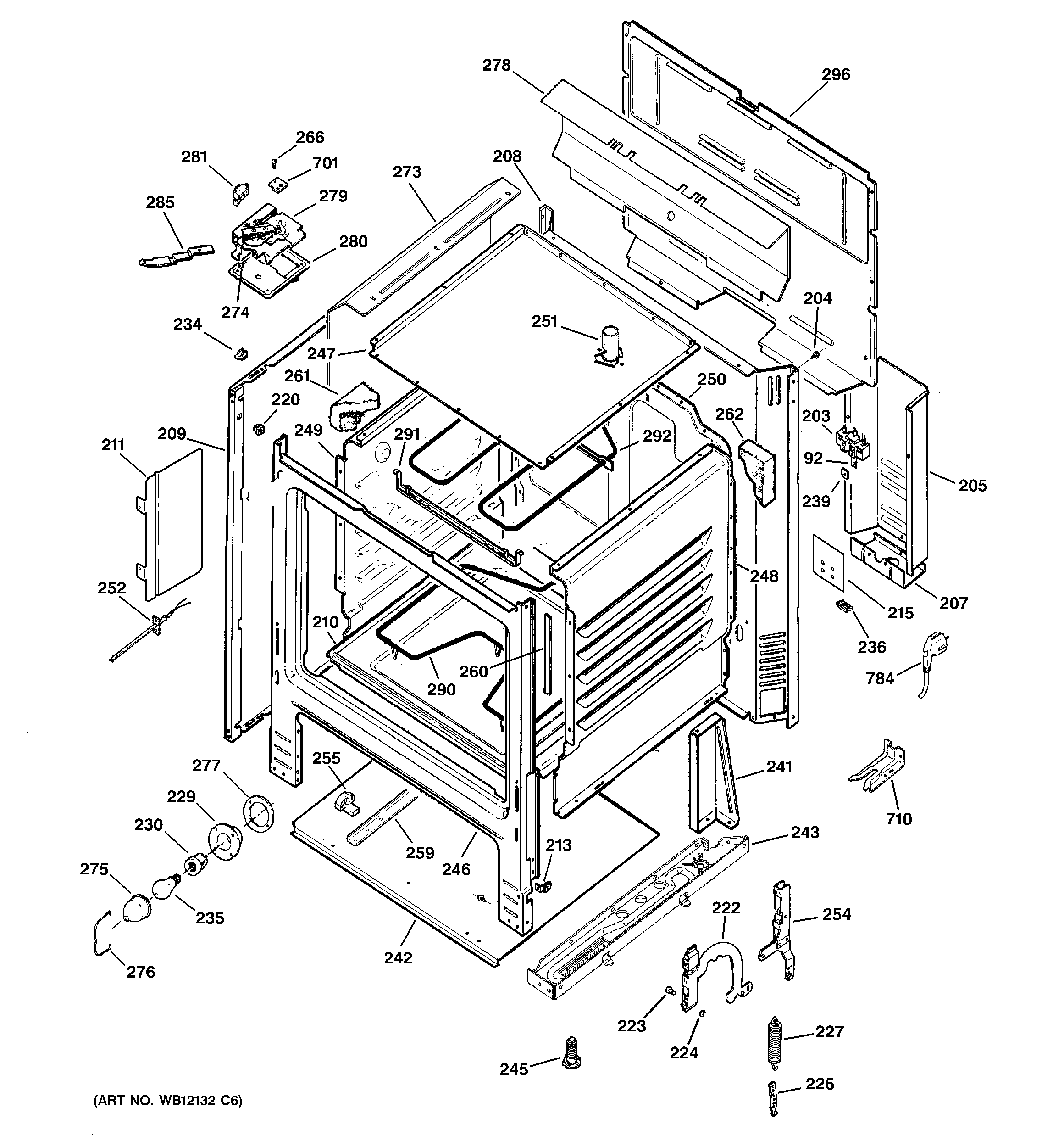 Hotpoint RCB757WJ1WW body parts diagram