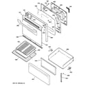 Hotpoint RCB787WJ1WW door & drawer parts diagram