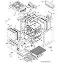 Hotpoint RGA524PW9 range parts diagram