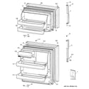 Hotpoint HTS16BBSARWW doors diagram