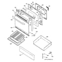Hotpoint RGB740BEHBWH door & drawer parts diagram