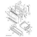 Hotpoint RGB530DEH1BB door & drawer parts diagram