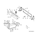 GE DCCB330EJ0WC control panel & coin box assembly diagram