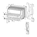 Hotpoint CTT21GABNRAA freezer door diagram
