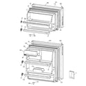 Hotpoint CTX14EYBHRAA doors diagram