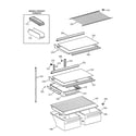 Hotpoint CTX18GICBRAA shelves diagram