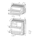 Hotpoint CTX14AYBJRWW doors diagram
