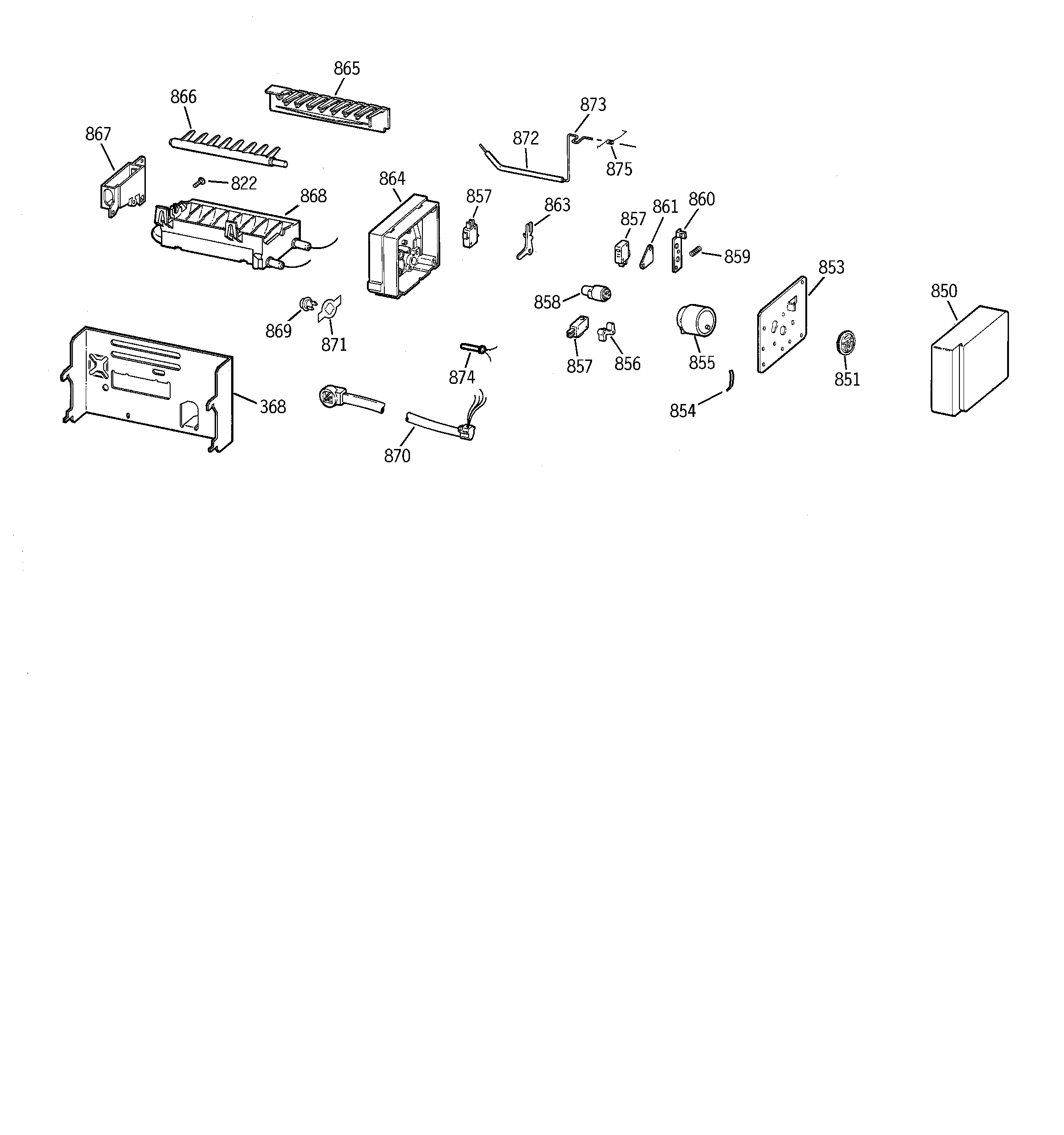 Hotpoint CSG28DHCCWW icemaker wr30x0331 diagram