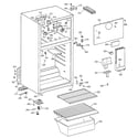 Hotpoint CTX14AYBNLWW cabinet diagram