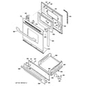 Hotpoint RGB540SEH4SA door & drawer parts diagram