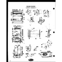 Amana BFF125 cabinet assembly diagram