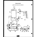 Amana BFF125 liner and evaporator assembly diagram