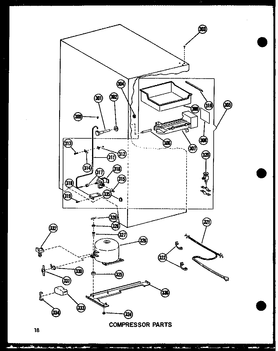 Amana BC20WA-P6023510WA compressor parts diagram