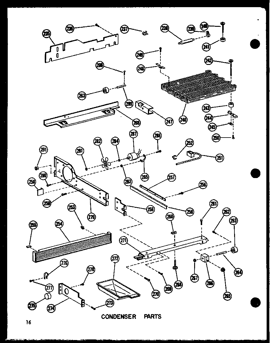 Amana BC20WA-P6023515WA condenser parts diagram