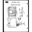Amana FPR105A refrigerator door assembly diagram