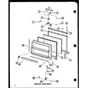 Amana BCI20C-P6023521W freezer door parts diagram