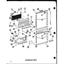 Amana BCI20C-P6023521W evaporator parts diagram