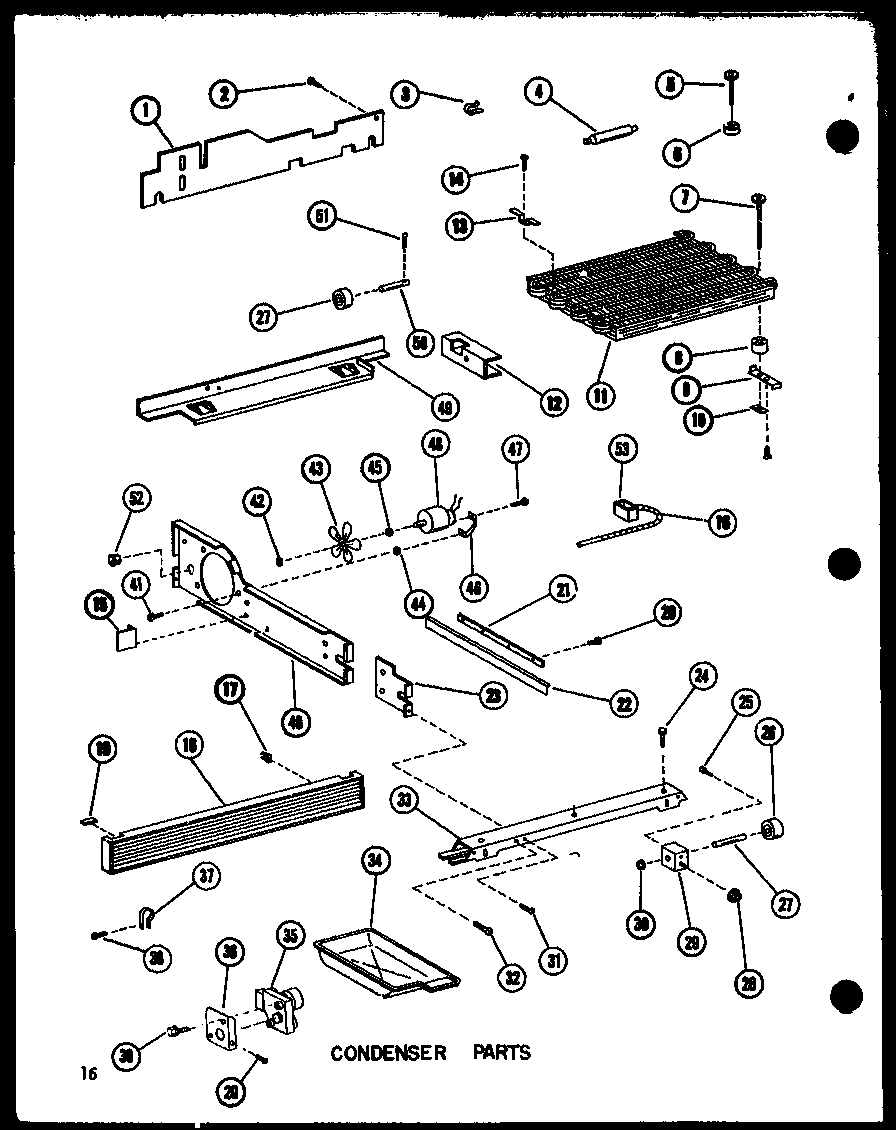 Amana BCI20D-P6023524W condenser parts diagram