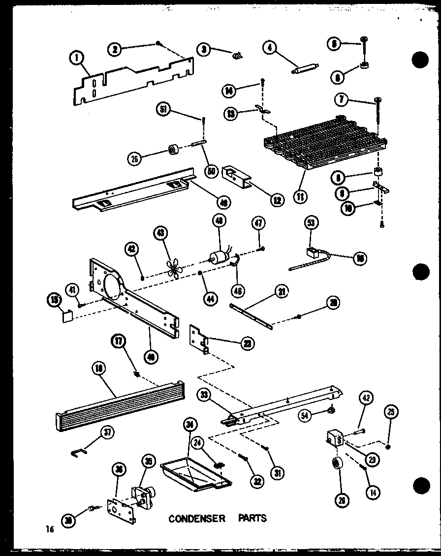 Amana BCI20EL-P747024WL condenser parts diagram