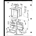 Amana BC20EL-P747025WL refrigerator door parts diagram
