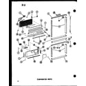 Amana BC20EL-P747025WL evaporator parts diagram