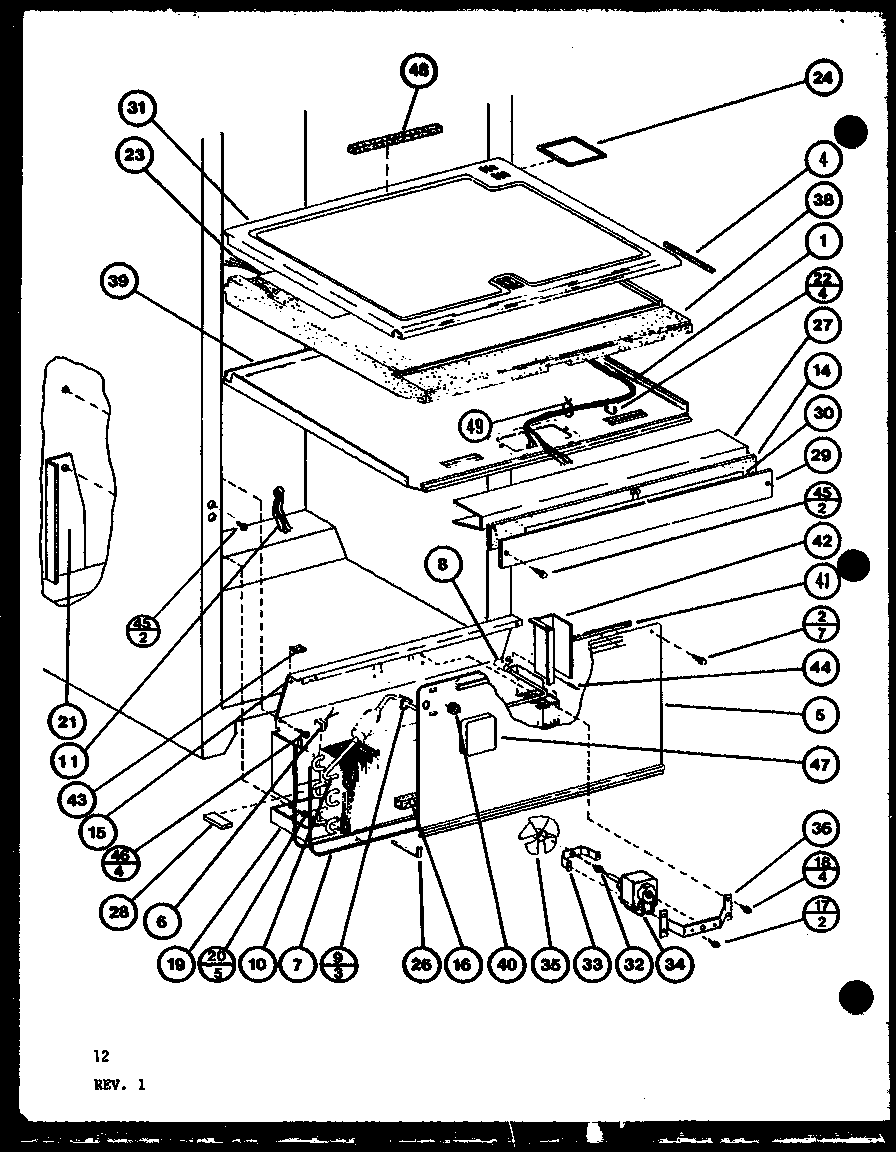 Amana BX20K-P7812512W (bx20k/p7812503w) (bx20k/p7812512w) diagram