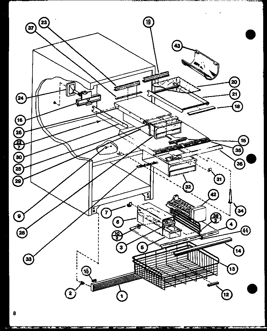 Amana CIC4H-P7621306W (bl20k/p7812504w) (bl20k/p7812513w) diagram