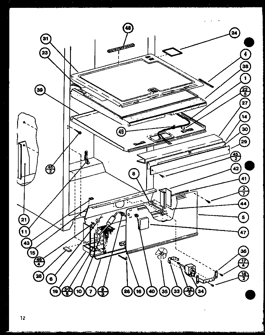 Amana CIC4H-P7621306W (bl20k/p7812504w) (bl20k/p7812513w) diagram
