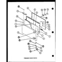 Amana BR20M-P7812519W freezer door parts (br20m/p7812519w) (br20n/p7812526w) diagram