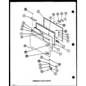 Amana BR20M-P7812519W freezer door parts (bc20m/p7812521w) (bc20n/p7812528w) diagram